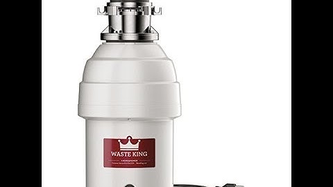 Waste King Legend Series 1 HP Batch Feed Garbage Disposal with Power Cord - (L-8000TC)