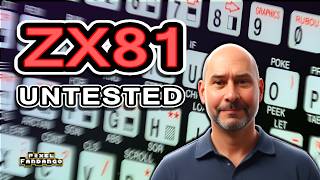 ZX81 Untested - The little UK computer that was a BIG success.