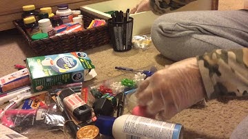 ASMR Organizing and Cleaning Junk Drawer...No Talking
