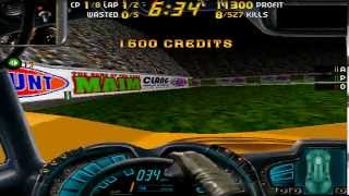Carmageddon Football Stadium (Maim Street) ,dosbox ,3dfx