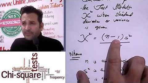 Part 1, Chi-squared Test, (English Language), Probability and Statistics | Sir Wajahat Academy