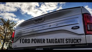 Ford F150 power tailgate stuck or frozen? Quick, easy fix!