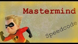 Masterminde no UI speedcode
