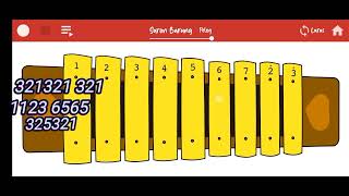 Not Saron “Bambang Wetan” Laras Pelogg Disponsori Gamelan Jawa