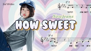Newjeans  How Sweet sheet  U0026 S Rom Eng