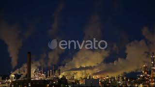 Smoke Stacks and Factory | Stock Footage - Envato elements