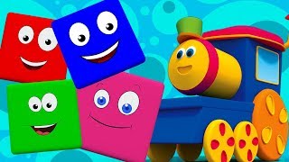 bob treno colore corsa.  Imparare i colori.  Colori Canzoni   bob train color ride   Learn colors