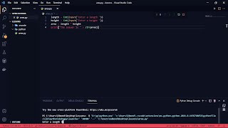 How to calculate area with Python