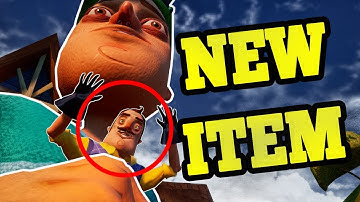 Hello Neighbor NEW ITEM!! BECOMING GIANT and THROWING MY NEIGHBOR MOD