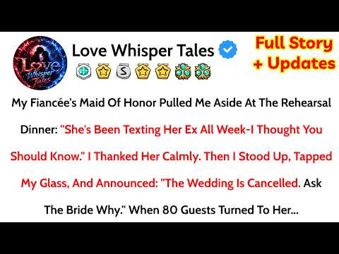 My Fiancée's Maid Of Honor Whispered, "She's Still Texting Her Ex"—The Wedding Ended That Night