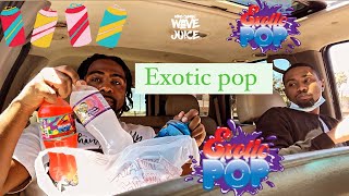 Vlog 20 Exotic Pop Challenge 