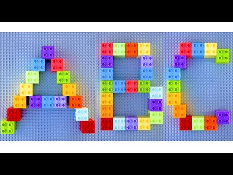 Видео: Английский алфавит с Лего Дупло | Буквы для детей