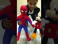 Small Boy Dancing with Spiderman & Mickey Mouse Toys | Fun Dance Video
