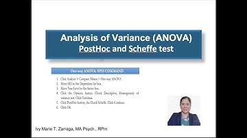 How to Perform One-Way ANOVA using SPSS