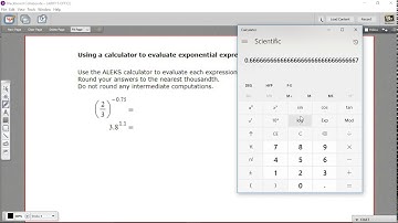 Using a calculator to evaluate exponential expressions