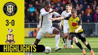 Harrogate Town 3-0 Bradford City Highlights