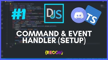 #1 Command & Event Handler | discord.js typescript tutorials