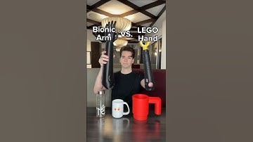 Bionic Arm vs. LEGO Hand: Drinking
