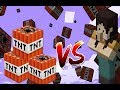 Minecraft 100 tnt vs npc