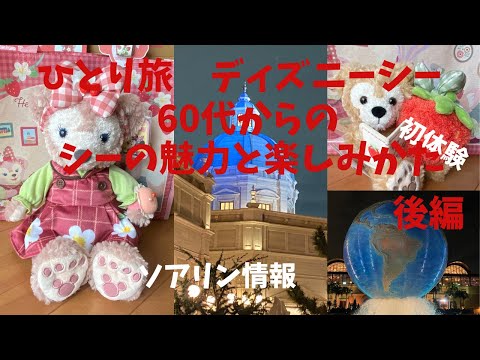 ひとり旅デビュー【ディズニーシー】の魅力を60歳から！60代だから楽しめる秘訣！後編　ハーバーショーやシーの夜景、ソアリン情報　2024.01.22