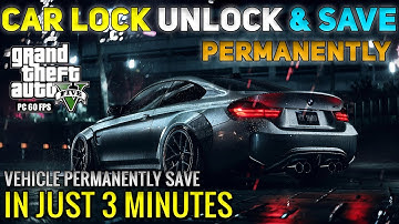 How to Car Lock/Unlock Gta 5 | Enable Car Lock System with Persistence 2.0 #7 | Hindi & Urdu