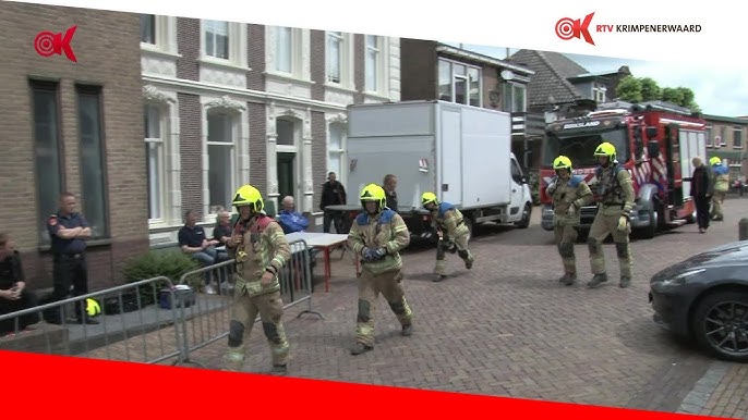 Brandweer met sirene en bij de ABWC wedstrijden in aan (Beverwijk) -