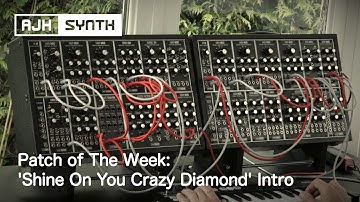 Shine On You Crazy Diamond - A Pink Floyd classic Minimoog lead sound recreated on a MiniMod system