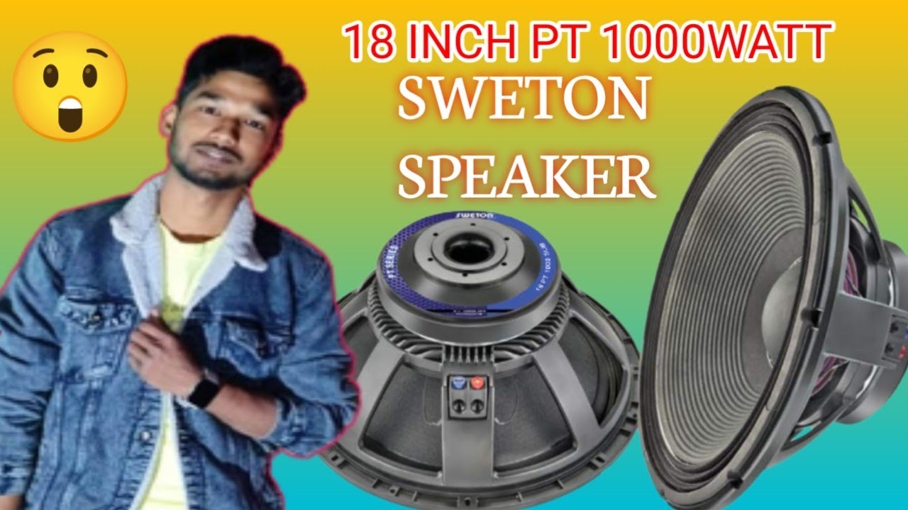 Sweton Speaker  18 inch 1000 Watt || Dual Bass Cabinet  Videos. 2023 