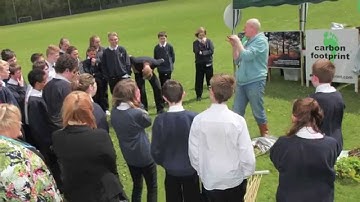 Tree planting day at Bruntcliffe School Leeds. Trees sponsored by Land Securities. May 2015