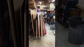 Modifying my Plywood storage for a large (for me) job #2secondlean #woodworking #fixwhatbugsyou