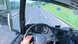 4K POV Driving Scania 500R. Spain, Basque Country.Part 1