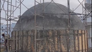 How to Construct a Dome of concrete | Formwork | Casting | Step by step
