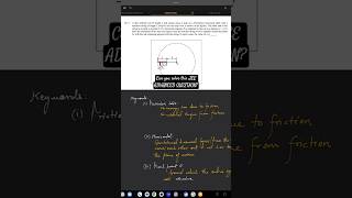 JEE Advanced 2024 Physics Challenge: Rotational Mechanics Solved! #jeeadvanced #jeeproblems #jee
