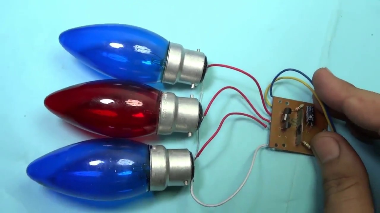 230v Flasher with LED circuit - YouTube