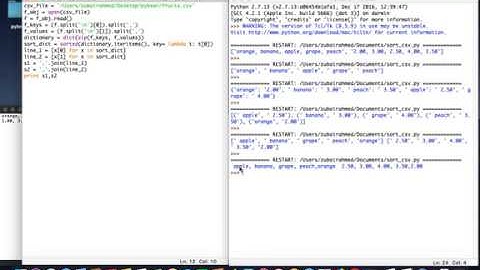 How to use Python to sort CSV data