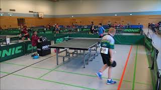 2018 5 Länder Vergleichskampf B1 Schüler Finale André Bertelsmeier Wttv Vs. Akito Itagaki Bttv