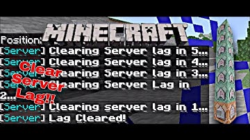 Clear Server Lag Machine |Minecraft Command Blocks