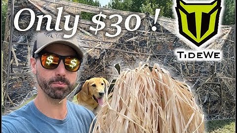 Raffia Grass CHEAT CODE for Waterfowl Hunters on a Budget