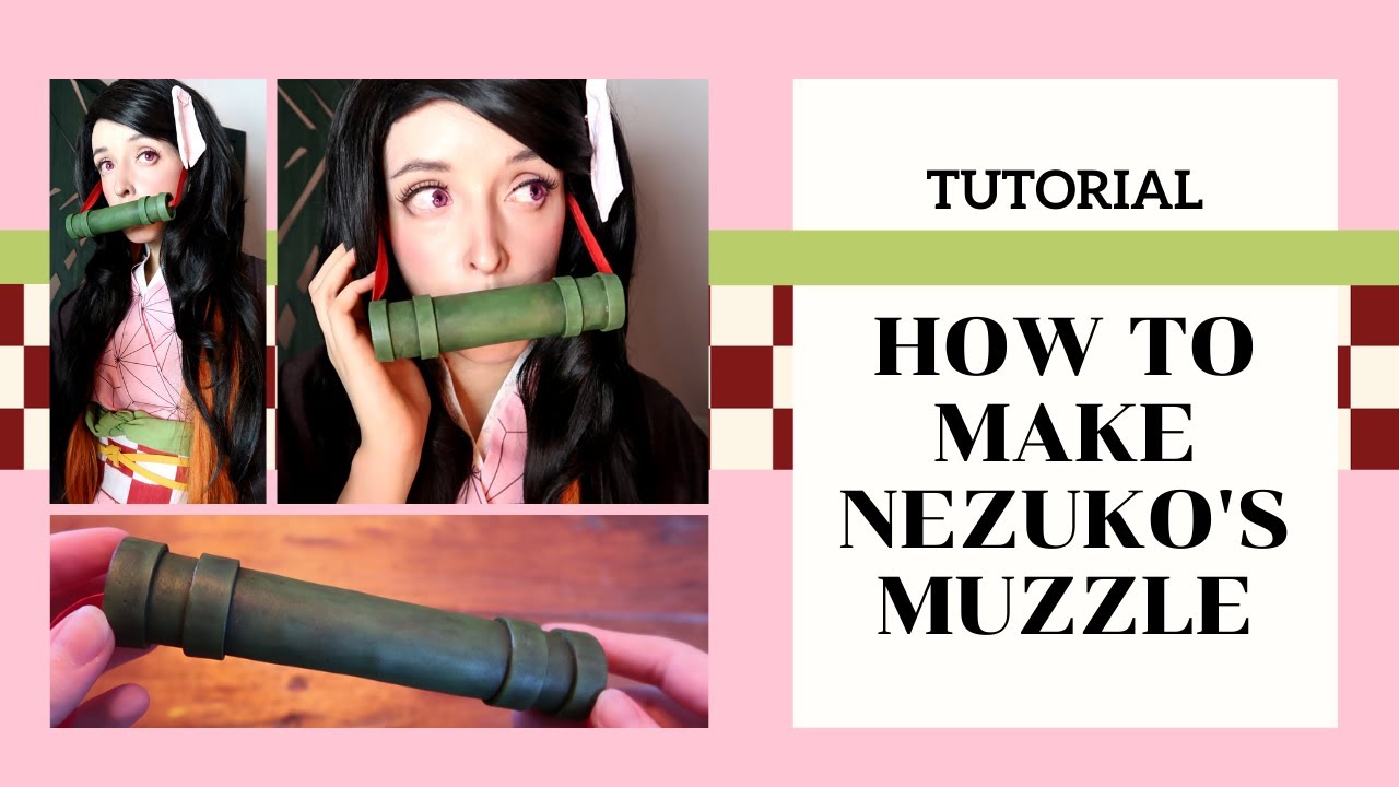 Anime Nezuko Kamado Cosplay Prop Demon Slayer Muzzle - vrogue.co