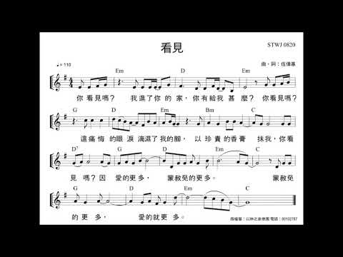 看見﹙你看見嗎？﹚伍偉基 路加福音  7:36-50