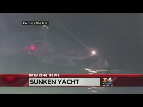 13 Rescued From Sinking Mega-Yacht Off Fort Lauderdale's Coast