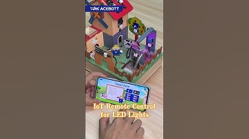 IoT remote control for LED lights on your smart home 👀#educationaltoys