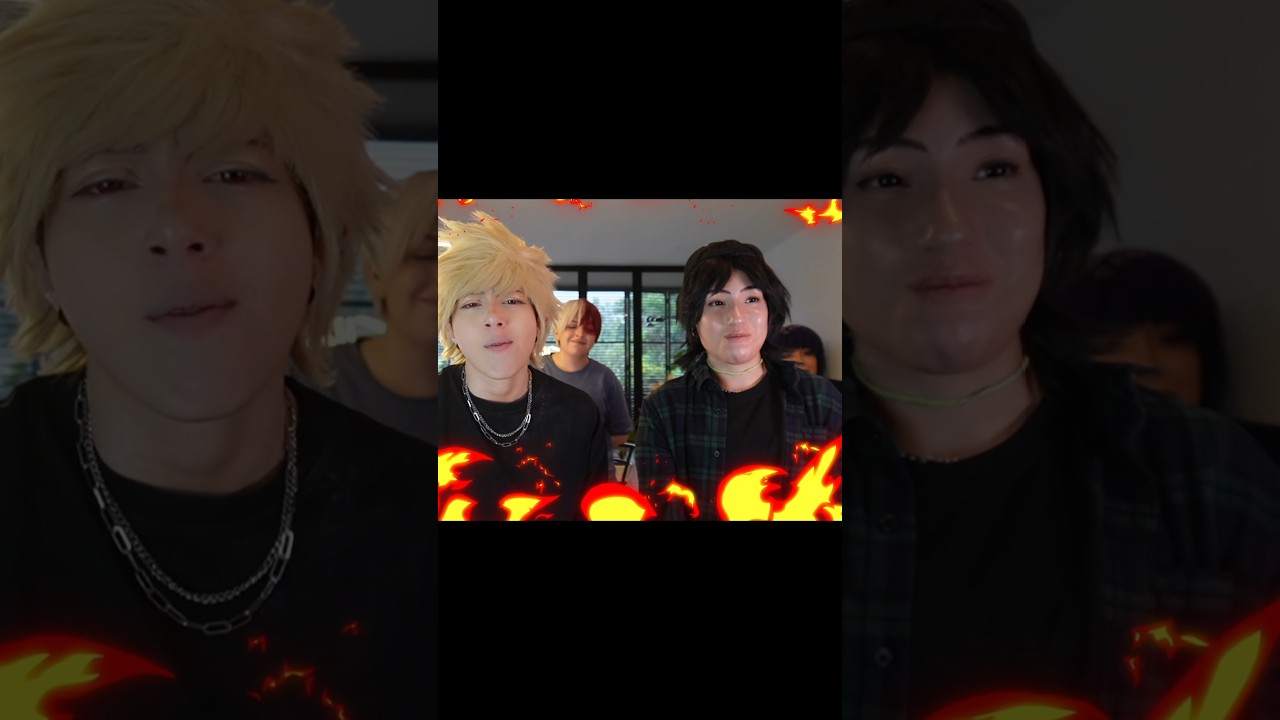 Sero se enchila con gomitas picantes 🌶️🔥 #mha #bnhacosplay