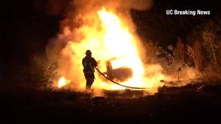 FULLY INVOLVED VEHICLE FIRE in NORTH NAPLES | 04.08.20