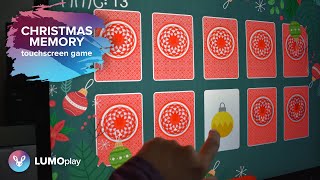 Christmas Memory Game | interactive retail experience from LUMOplay screenshot 1