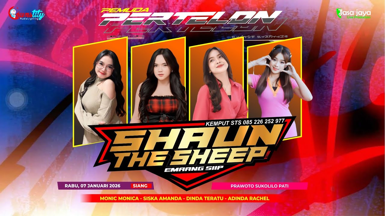 LIVE SHAUN THE SHEEP - HAPPY PARTY PEMUDA PERTELON - PRAWOTO SUKOLILO PATI | COUNSTITY AUDIO