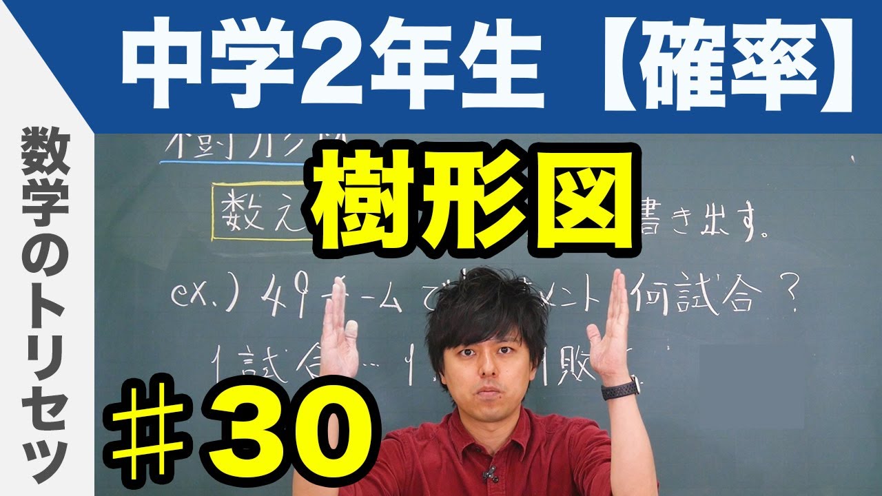 樹形図【中学2年生 確率】数学