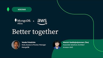 MongoDB | AWS Webinar: ปลดปล่อยพลังข้อมูลของคุณ