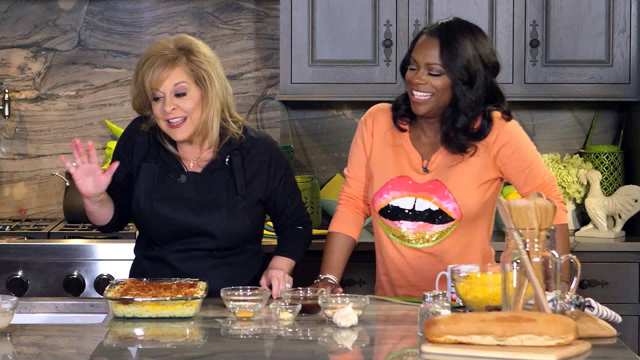 Watch Kandi Burruss boss Nancy around in the kitchen! Cooking with