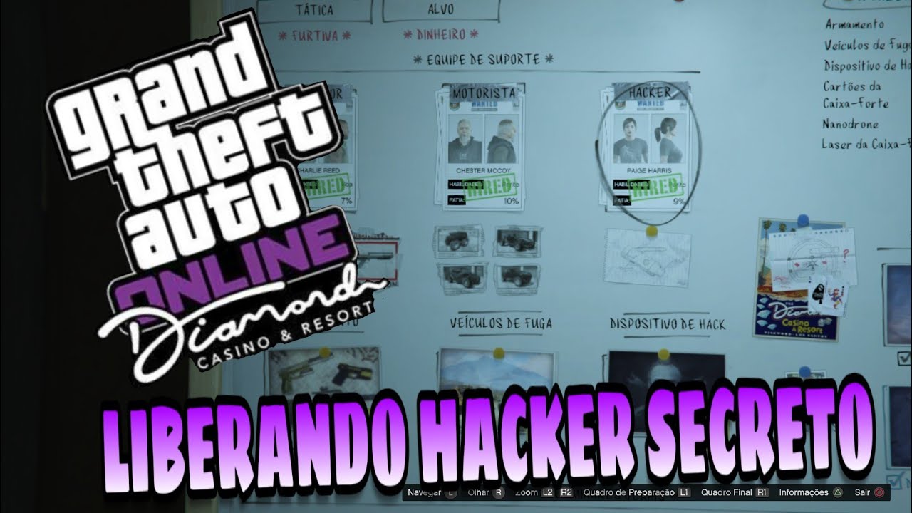 Desbloqueando o MELHOR Hacker do Golpe do Cassino / Gta v online 